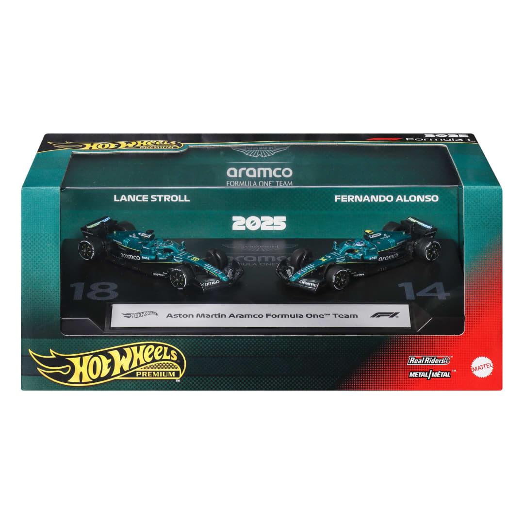 Aston Martin Aramco Formula One Team 2-Pack - Lance Stroll #18 / Fernando Alonso #14