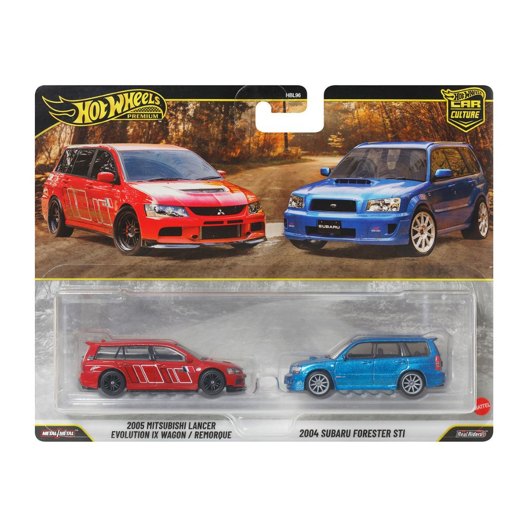’05 Mitsubishi Lancer Evolution IX Wagon & ’04 Subaru Forester STi