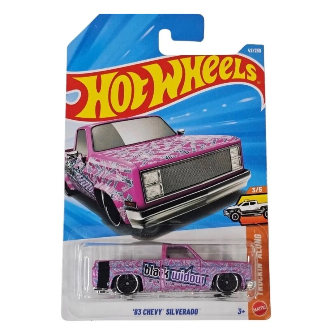 '83 Chevy Silverado (Pink Black Widow) – Hot Wheels Price Guide