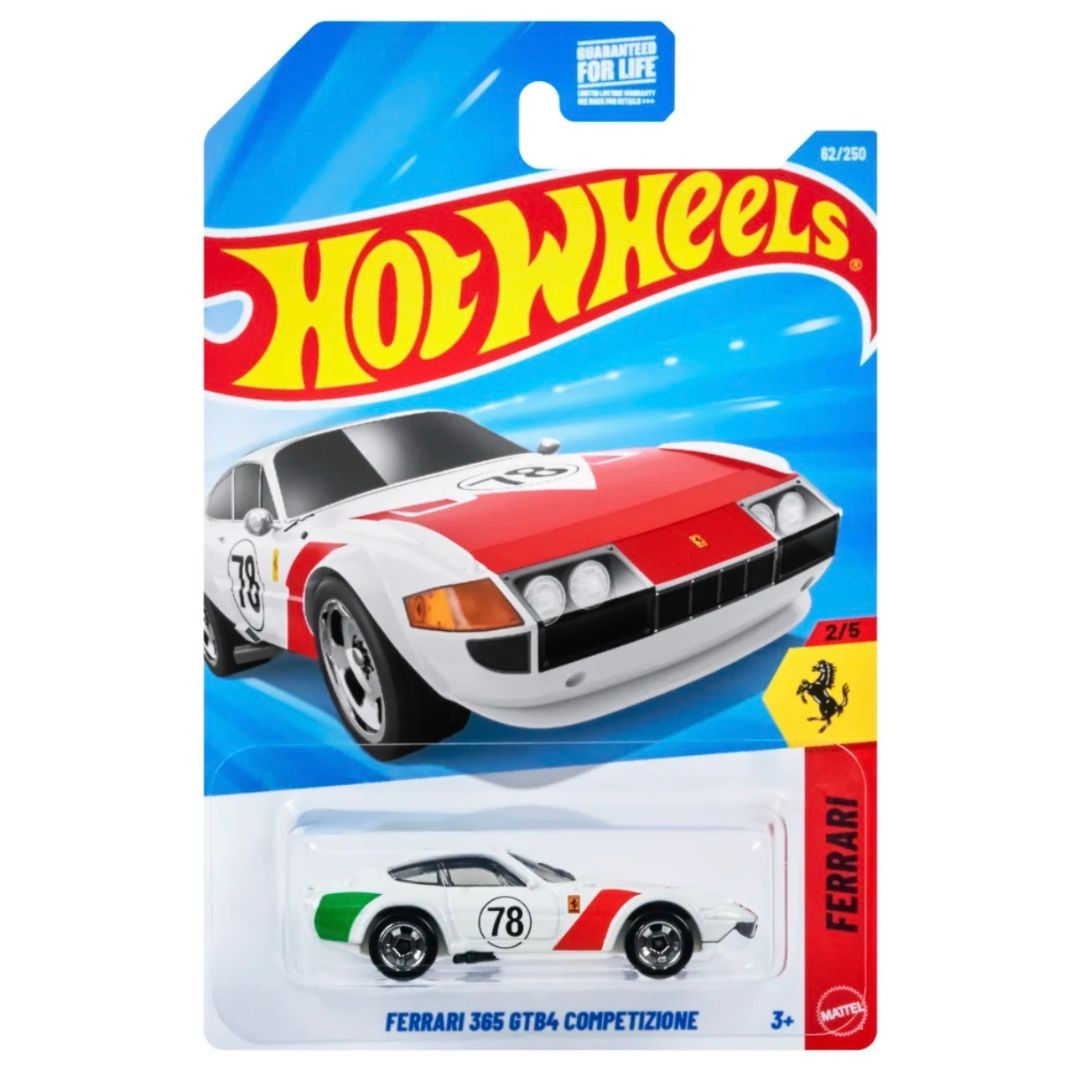 Ferrari 365 GTB4 Competizione (Green, White, Blue)