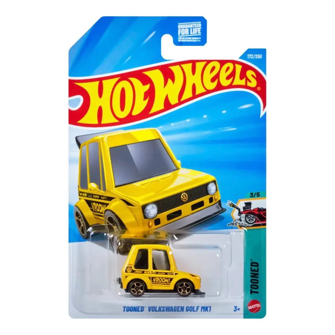 Tooned Volkswagen Golf Mk1 (Yellow)