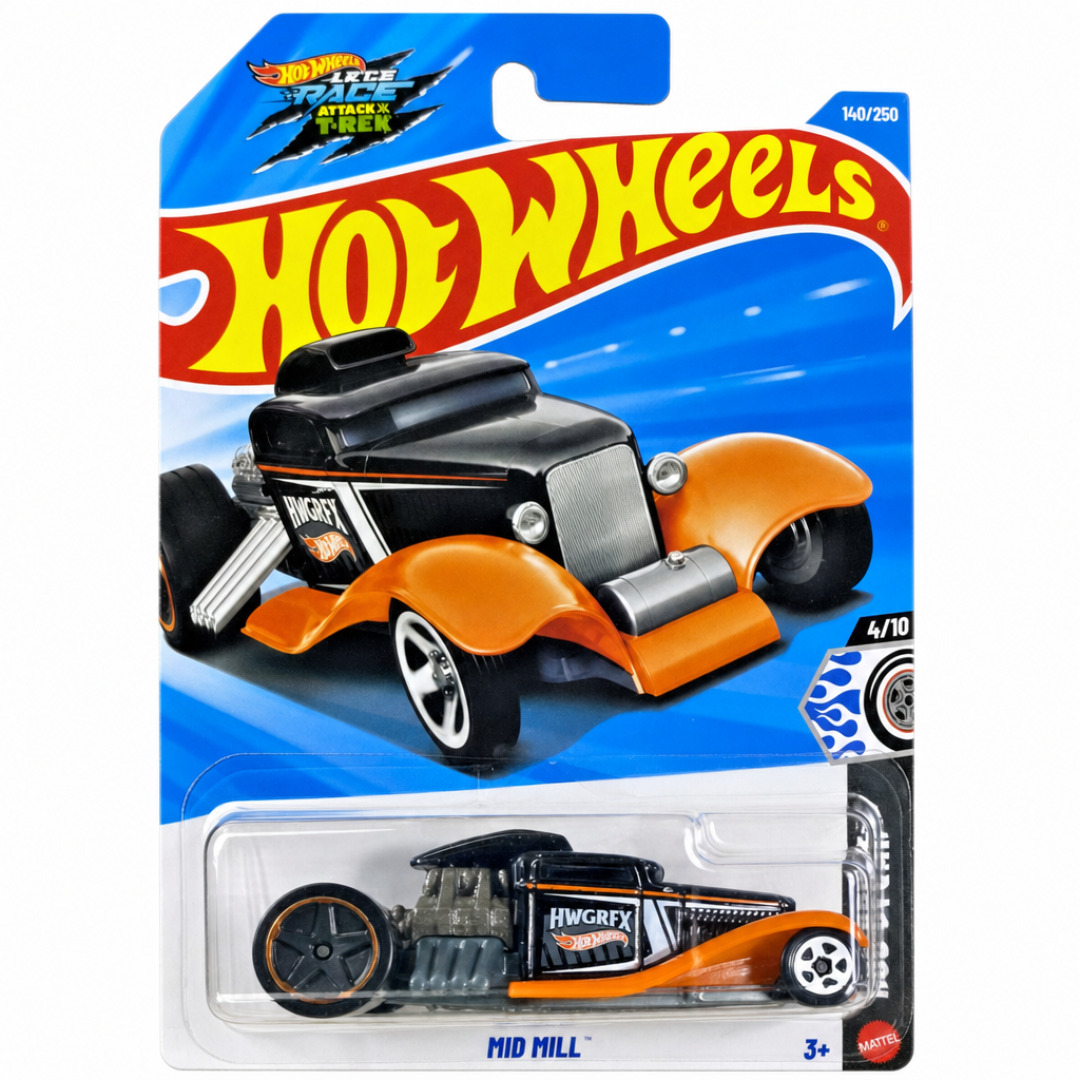 Mid Mill (Black and Orange)