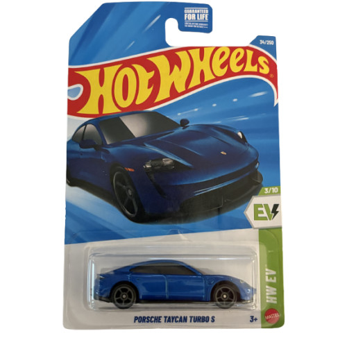 Porsche Taycan Turbo S (Blue)