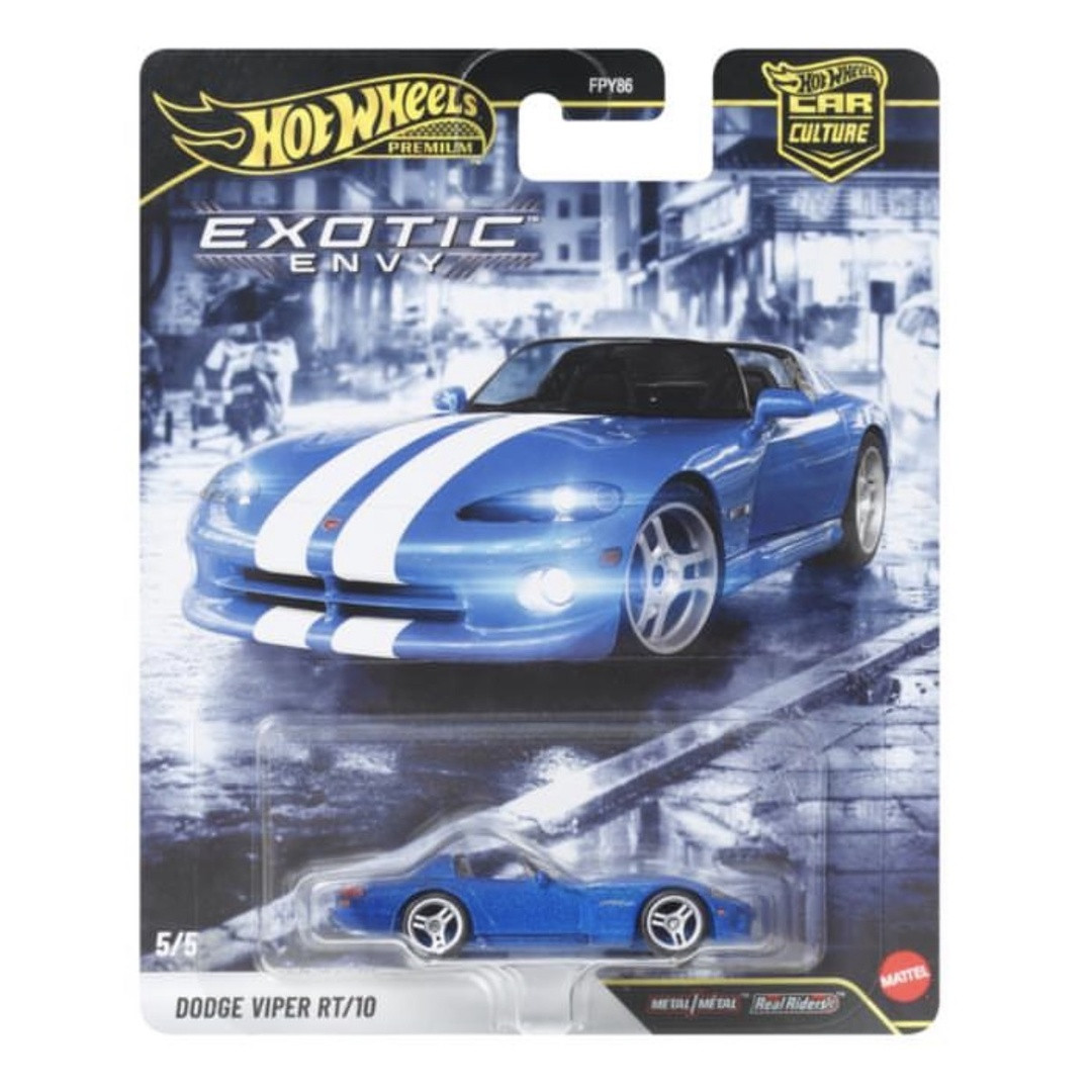 Hot Wheels Dodge Viper RT/10 in 2027 Exotic Envy packaging