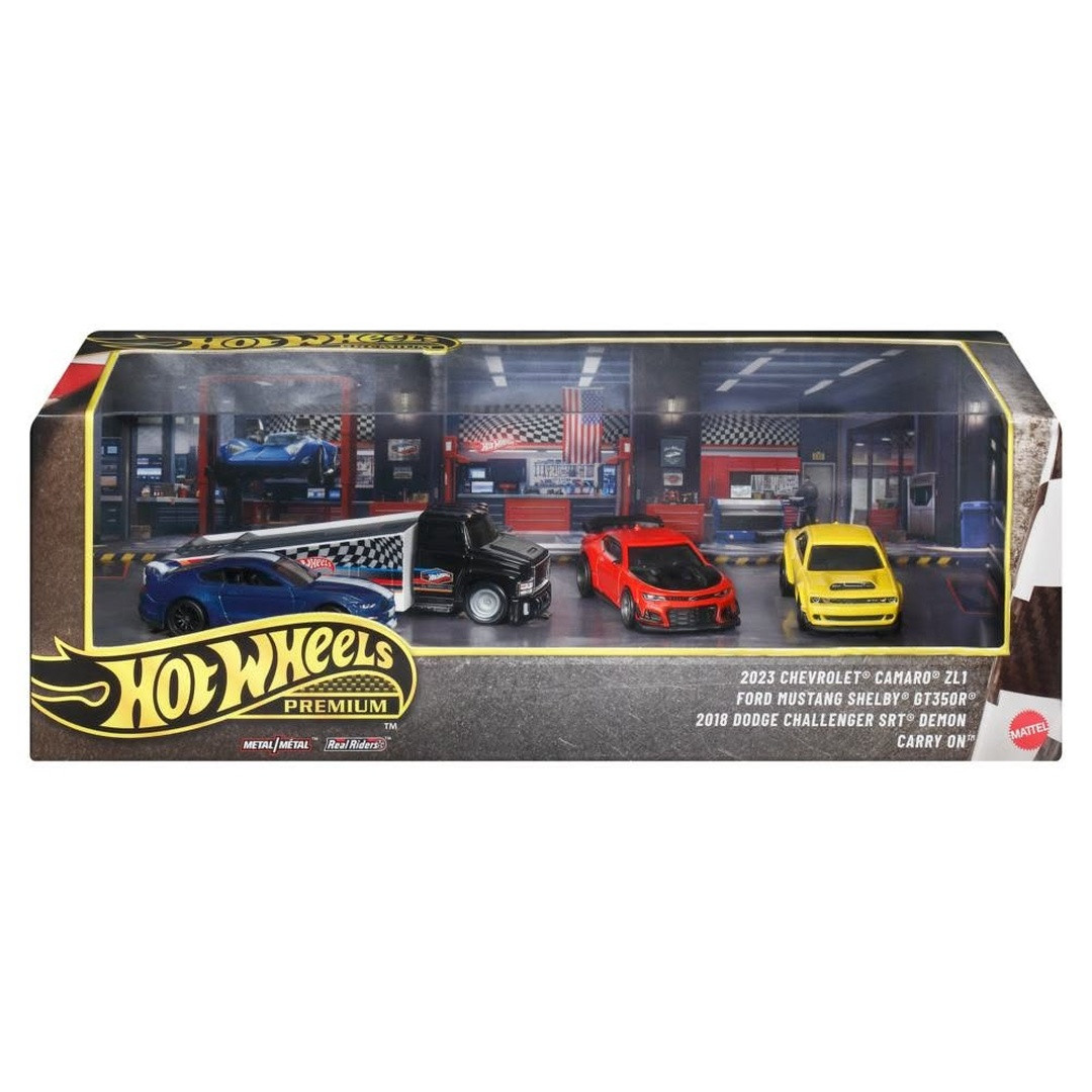 2023 Chevrolet Camaro ZL1 / Ford Mustang Shelby GT350R / 2018 Dodge Challenger SRT Demon / Carry On – Hot Wheels Price Guide