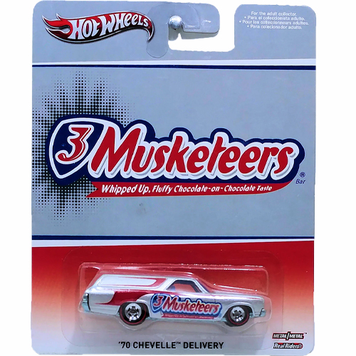 Hot Wheels 3 Musketeers 70 Chevelle Delivery