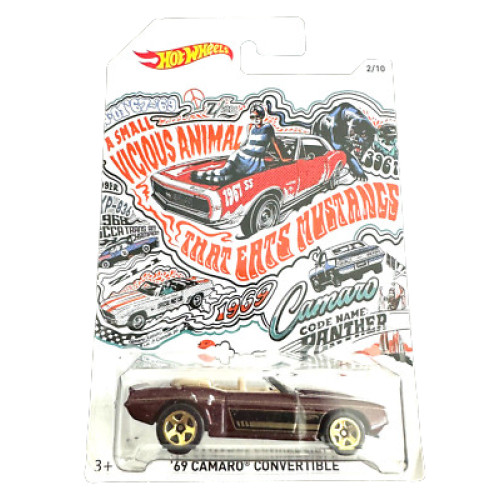 '69 Camaro Convertible (Metalflake Burgundy) – Hot Wheels Price Guide