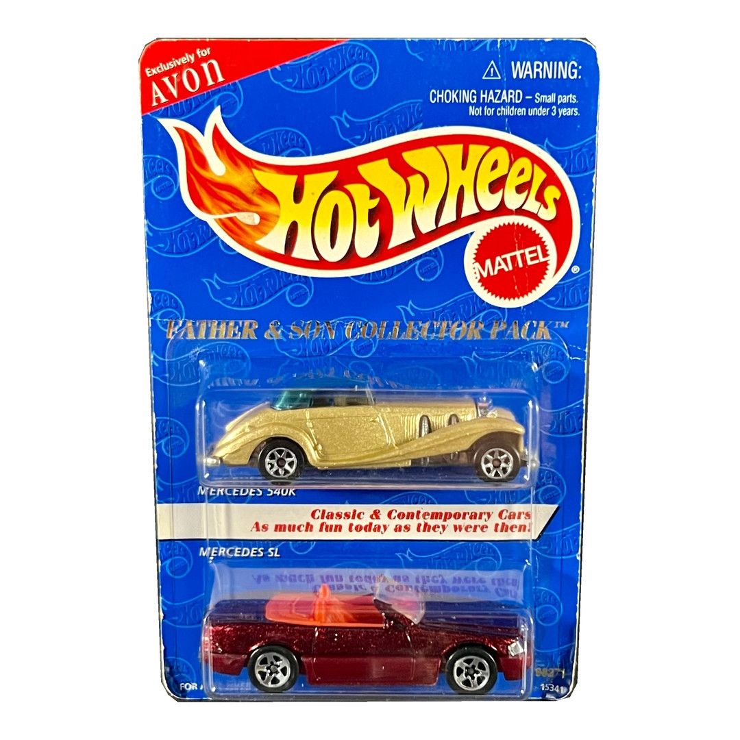 Hot Wheels Avon Father & Son Collector Packs (1997) Mercedes 2-Pack ...