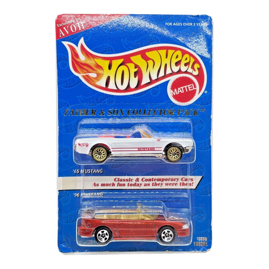 Hot Wheels Avon Father & Son Collector Packs (1997) Mustang 2-Pack (Red ...