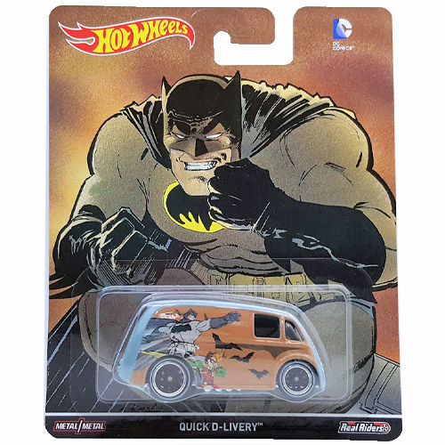 Hot Wheels Batman art by Frank Miller Quick D-Livery