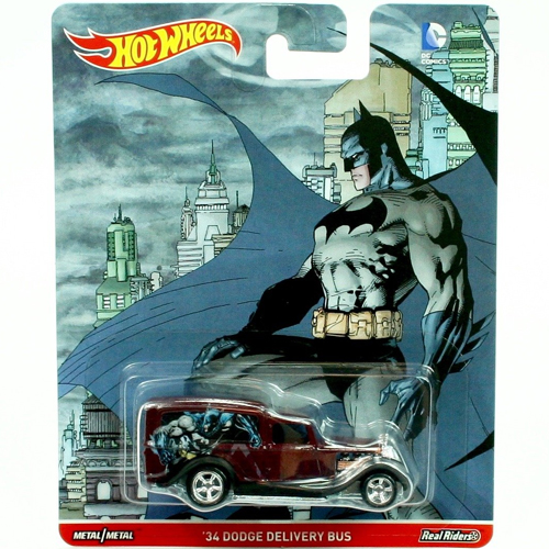 Hot Wheels Batman art by Jim Lee 34 Dodge Delivery Bus