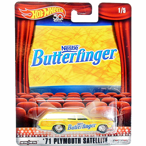 Hot Wheels Butterfinger 71 Plymouth Satellite