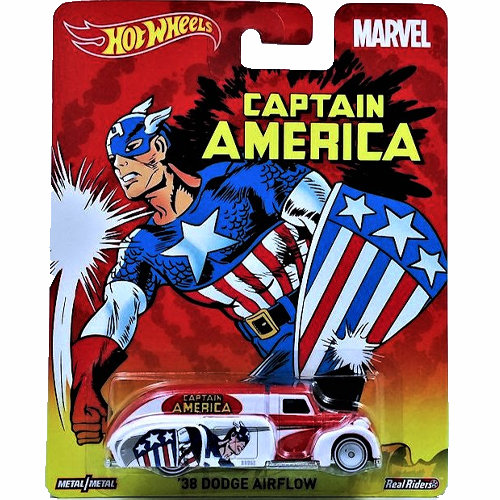 Hot Wheels Captain America 38 Dodge Airflow