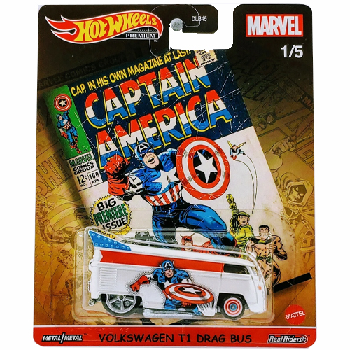 Captain America Volkswagen T1 Drag Bus