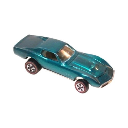 Custom Corvette (Spectraflame Aqua With Brown Interior) (HK)