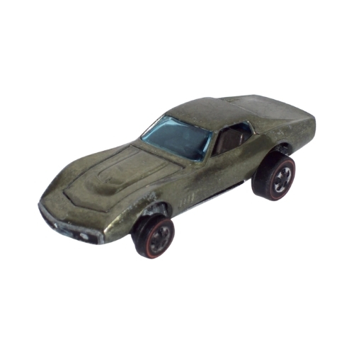 Custom Corvette (Spectraflame Olive With Brown Interior) (HK)