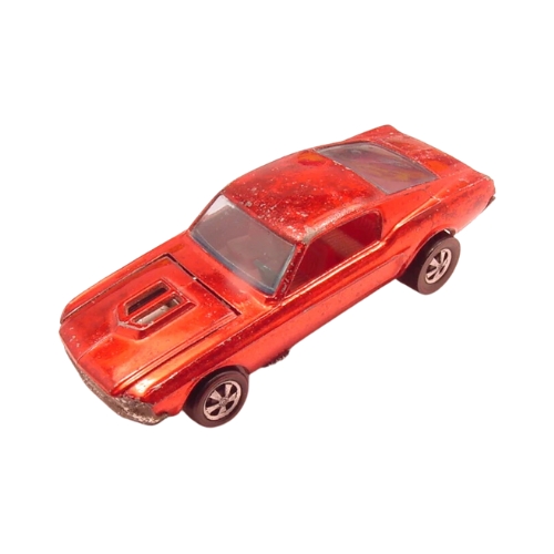 Custom Mustang (Spectraflame Red With Open Hood Scoop) (HK)