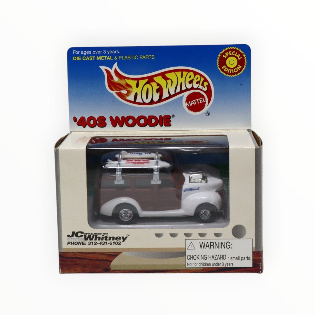 Hot Wheels JC Whitney Exclusives (1999) '40s Woodie (White) Price