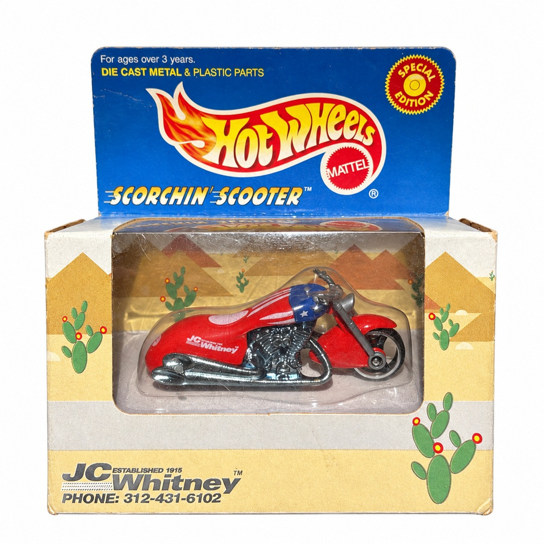 Scorchin’ Scooter (Red, White and Blue) – Hot Wheels Price Guide