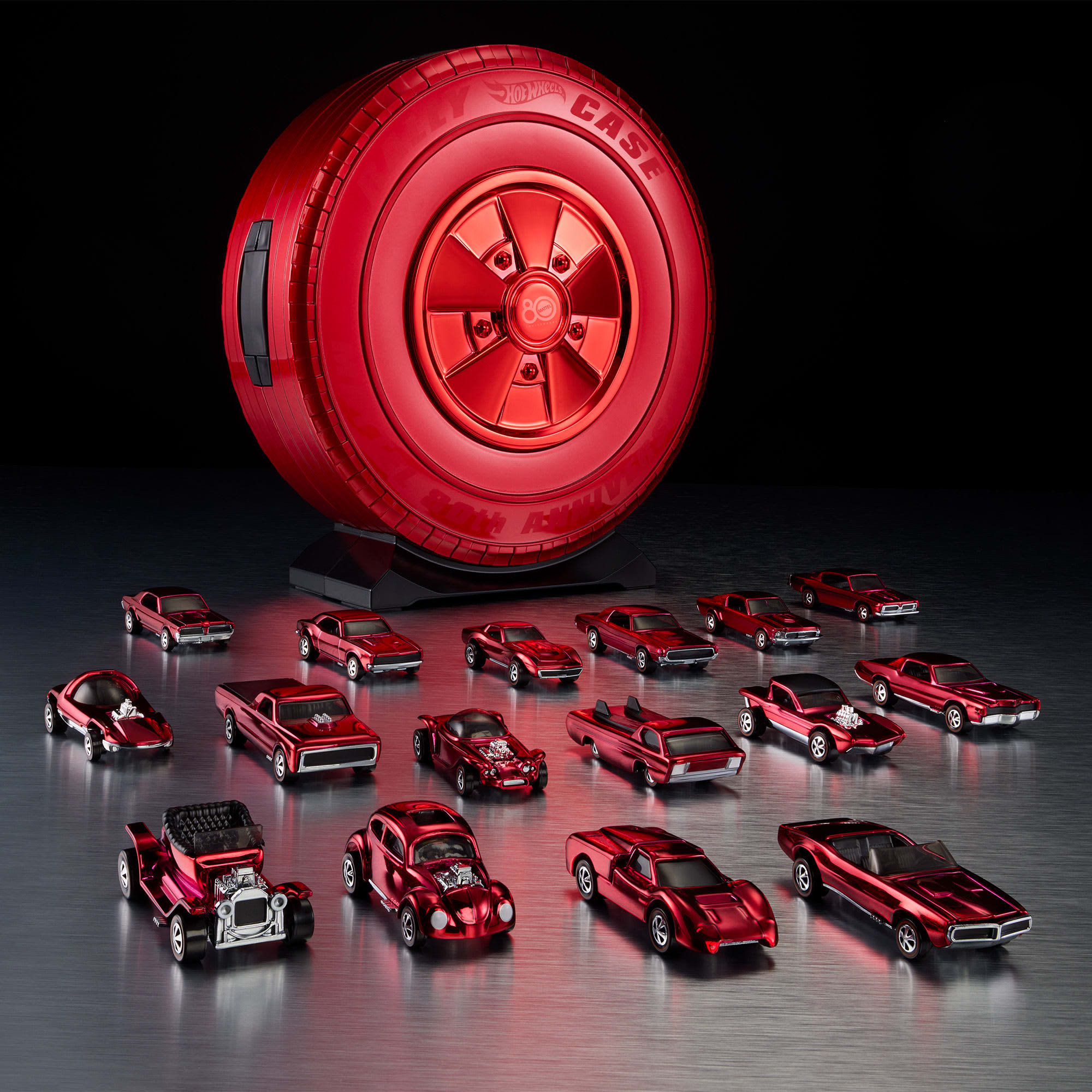 Mattel 80th Anniversary Hot Wheels Original 16 Rally Case Set – Hot Wheels Price Guide