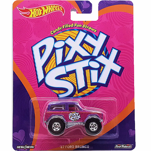 Hot Wheels Pixy Stix 67 Ford Bronco