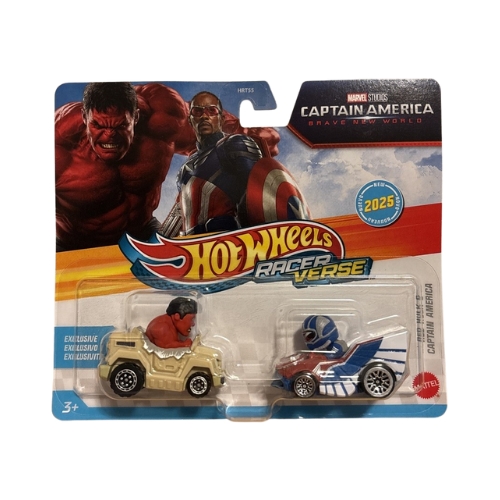 Red Hulk and Captain America