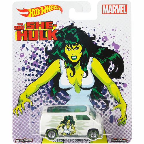 Hot Wheels She-Hulk Custom 77 Dodge Van