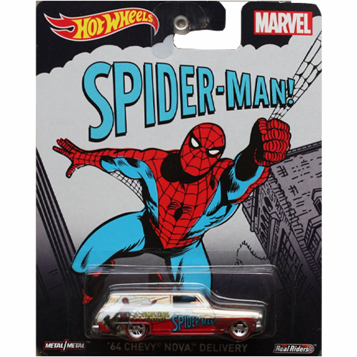 Hot Wheels Spider-Man 64 Chevy Nova Delivery