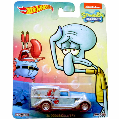 Hot Wheels Squidward & Mr. Krabs 34 Dodge Delivery