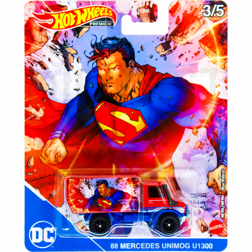 Hot Wheels Superman 88 Mercedes Unimog U1300