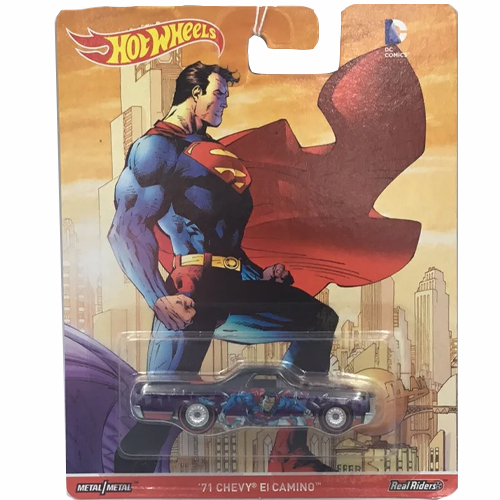 Hot Wheels Superman art by Jim Lee 71 Chevy El Camino