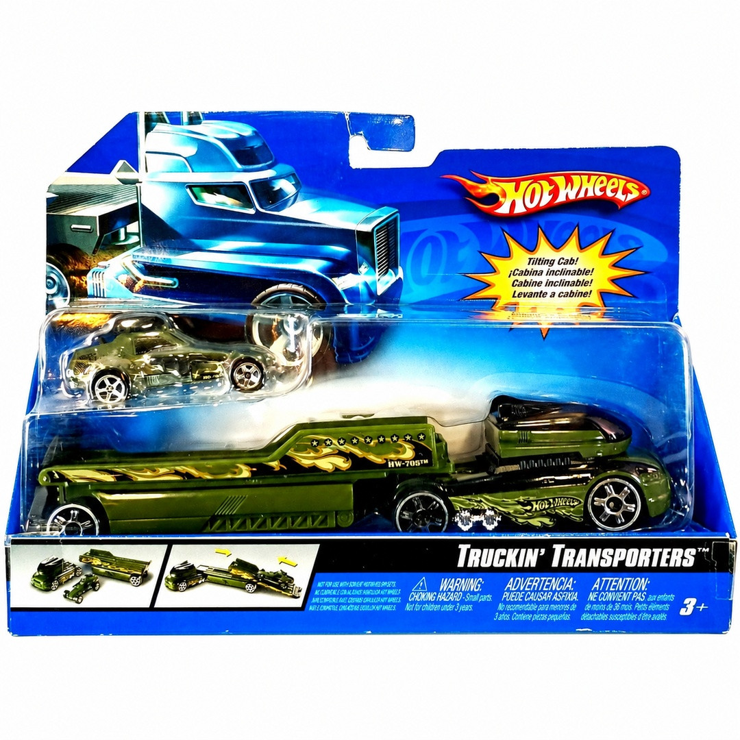HW-705th & Sports Car (Green)