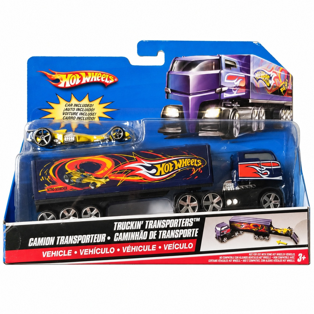 Transporter & Nitro Scorcher (Black / Red)