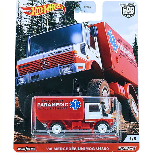 Hot Wheels 88 Mercedes Unimog U1300