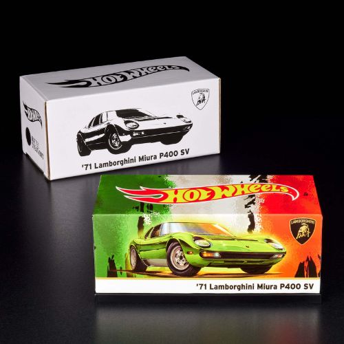 Hot Wheels RLC '71 Lamborghini Miura P400 SV Packaging