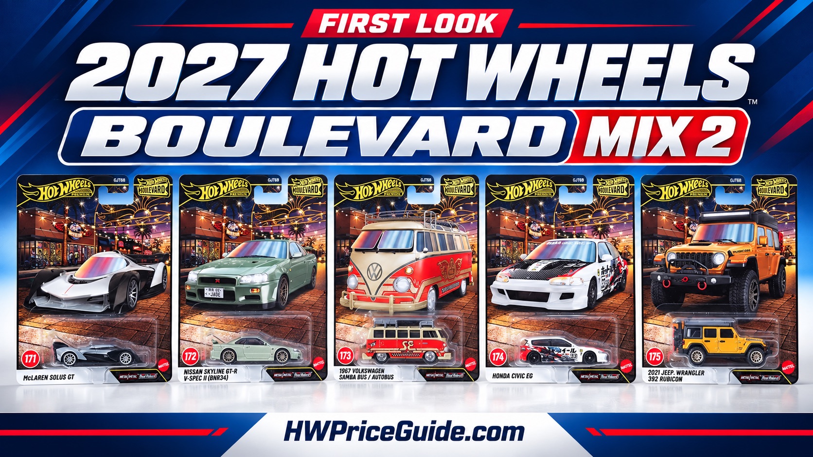 First Look: 2027 Hot Wheels Boulevard Mix 2