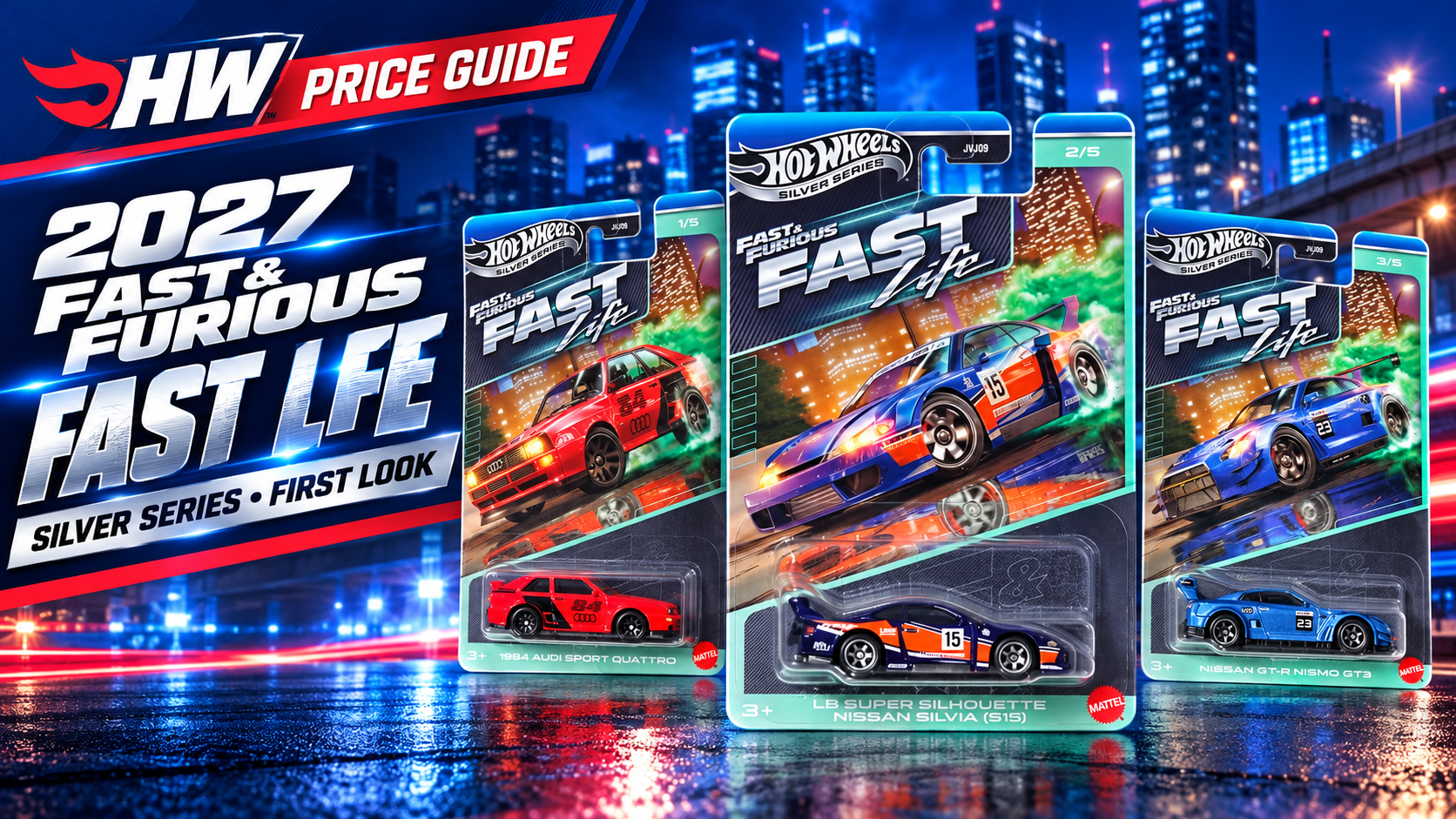 First Look: 2027 Hot Wheels Fast & Furious Fast Life Silver Series – Hot Wheels News