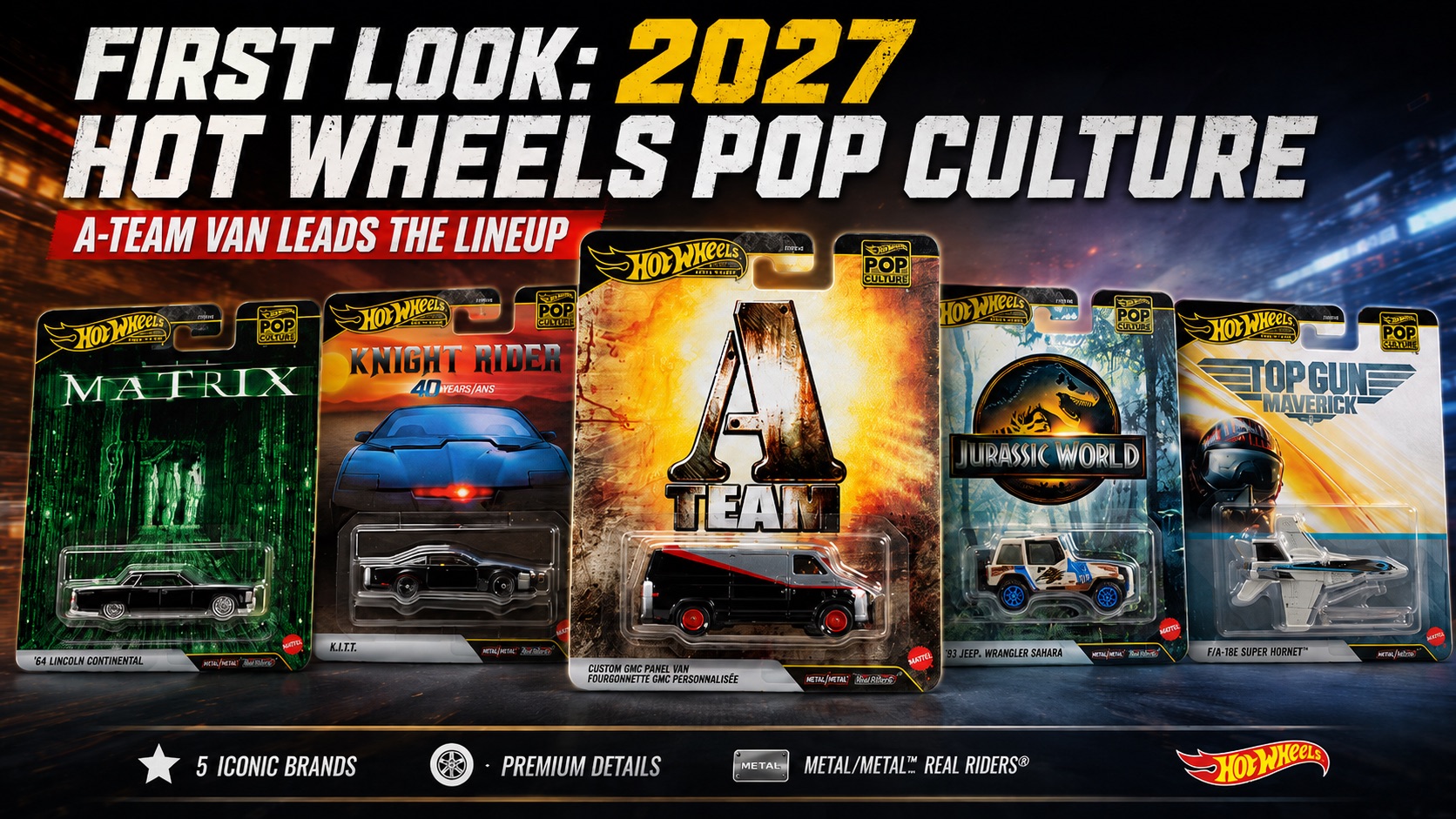 First Look at the 2027 Hot Wheels Pop Culture Lineup – Hot Wheels News