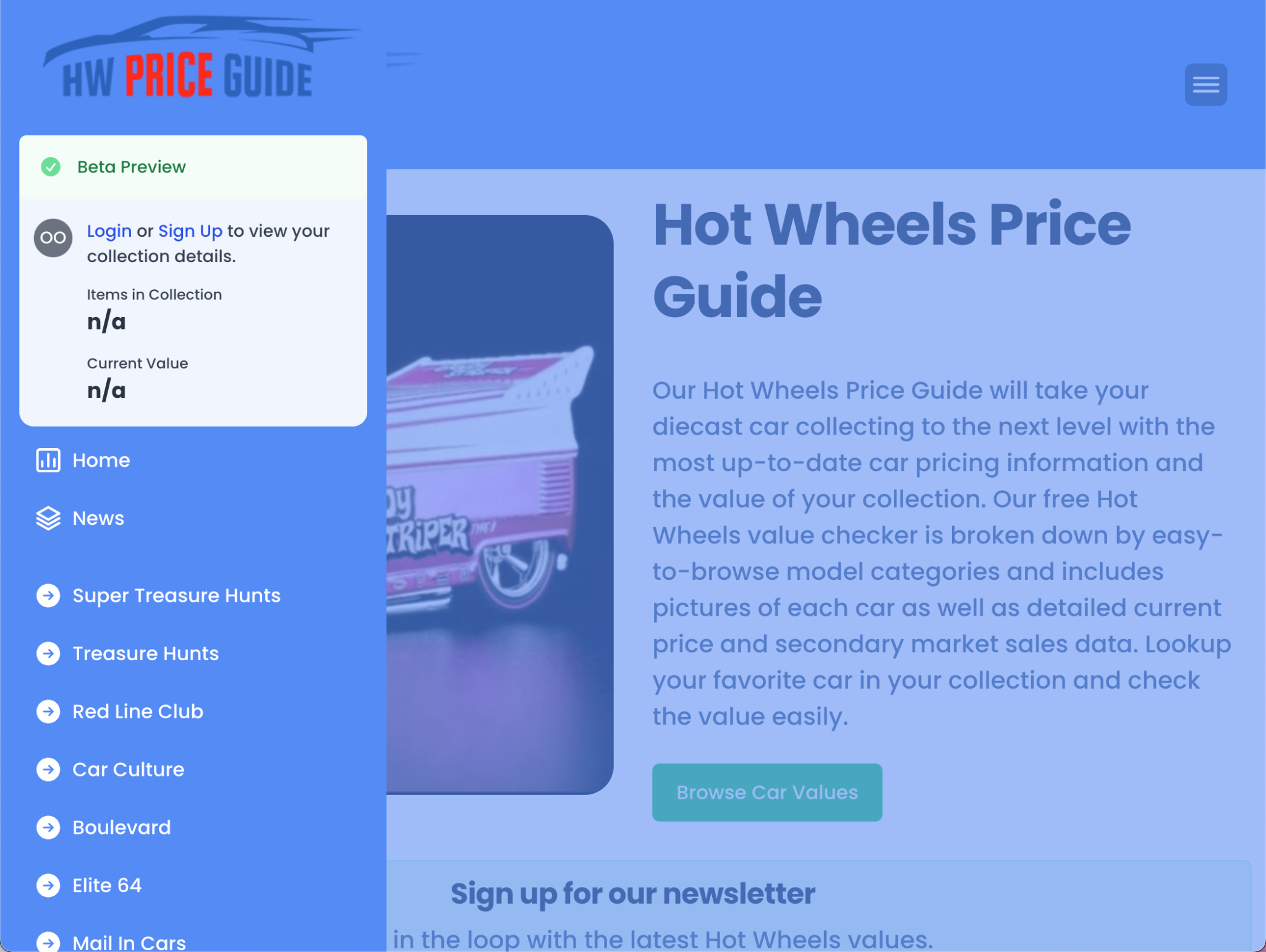 Hot Wheels Price Guide Save Collection 1