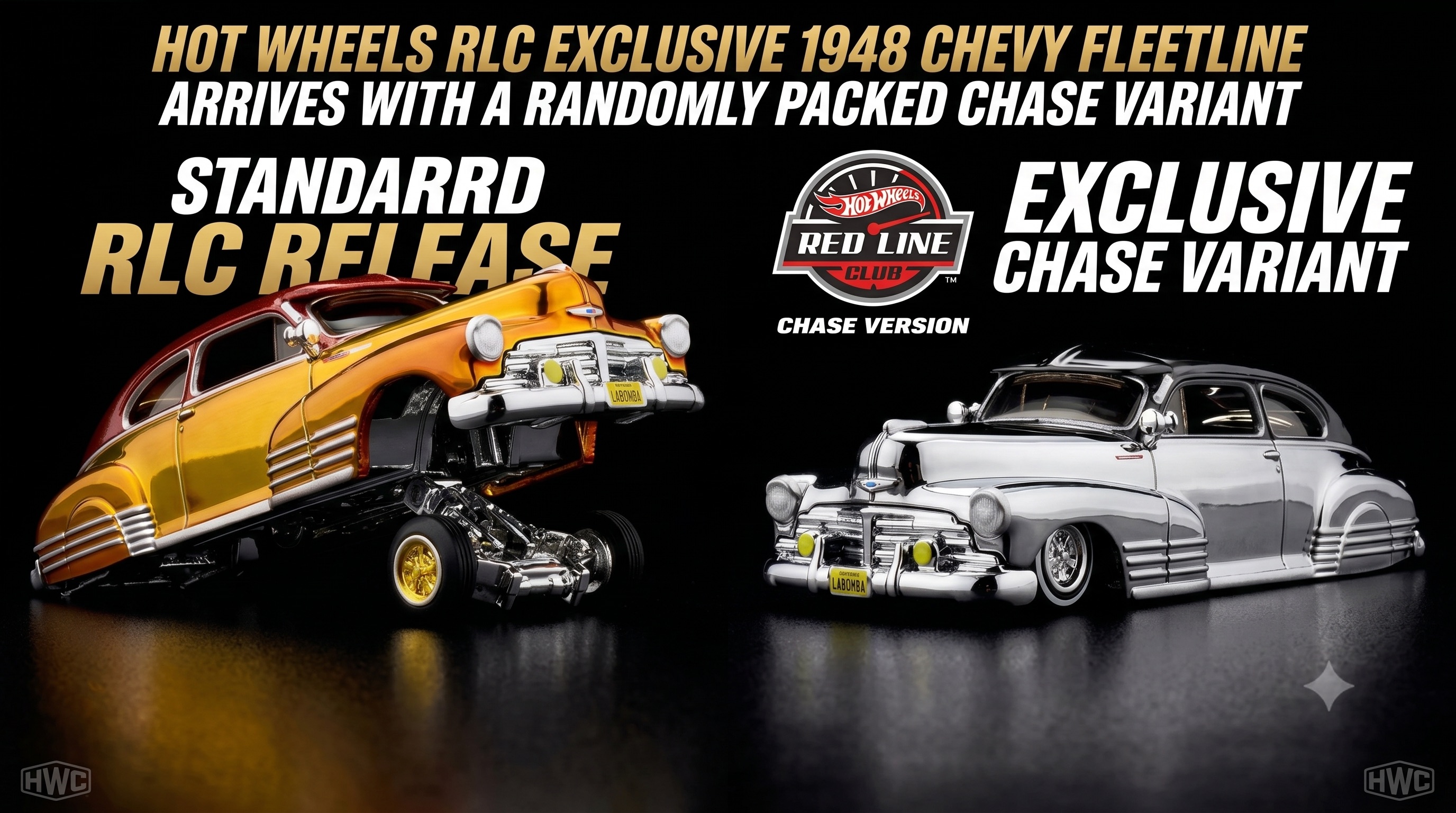 RLC Exclusive 1948 Chevy Fleetline Arrives With a Randomly Packed Chase Variant – Hot Wheels News