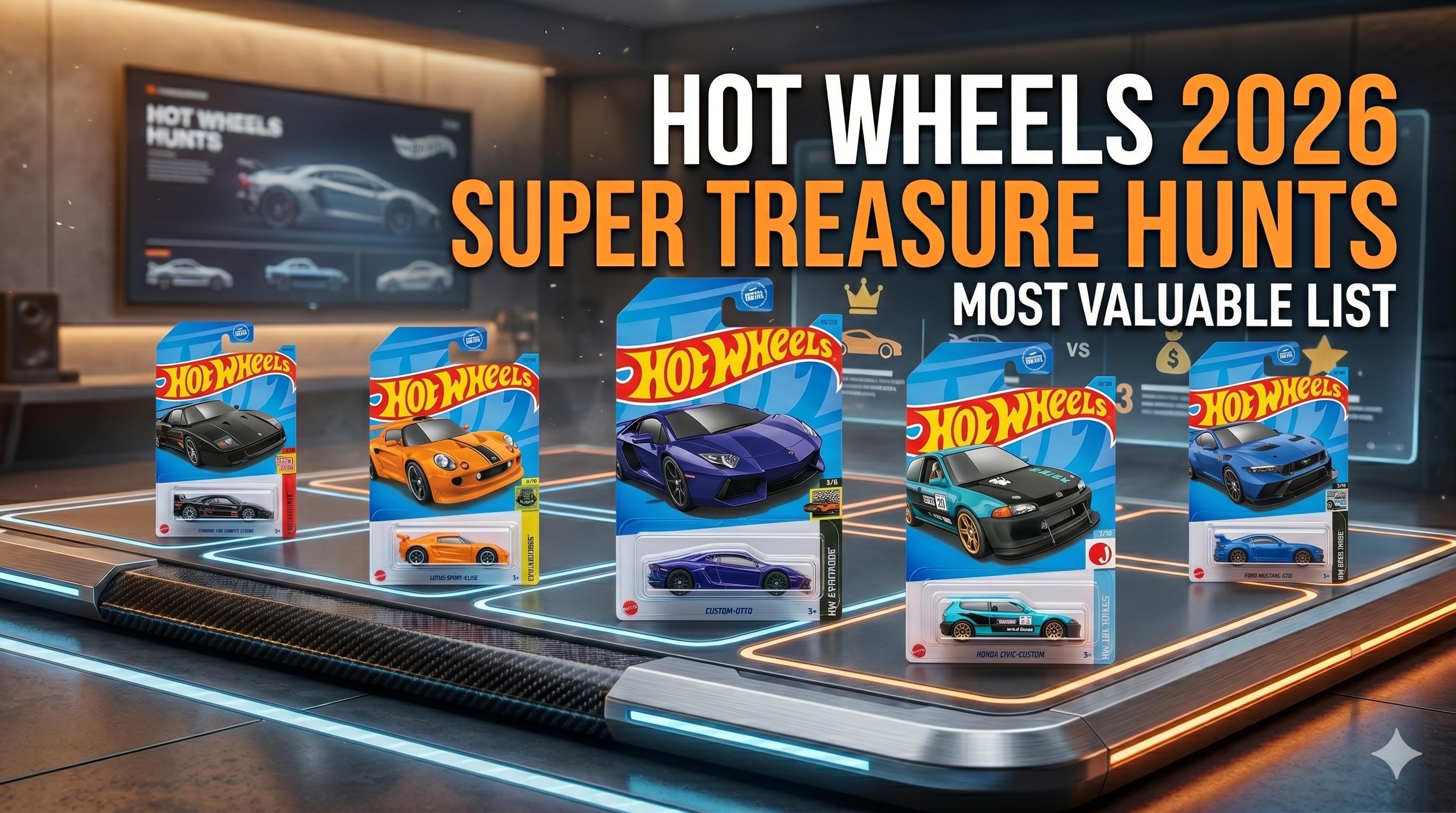 Top 5 Most Valuable Hot Wheels 2026 Super Treasure Hunts (So Far This Year) – Hot Wheels News