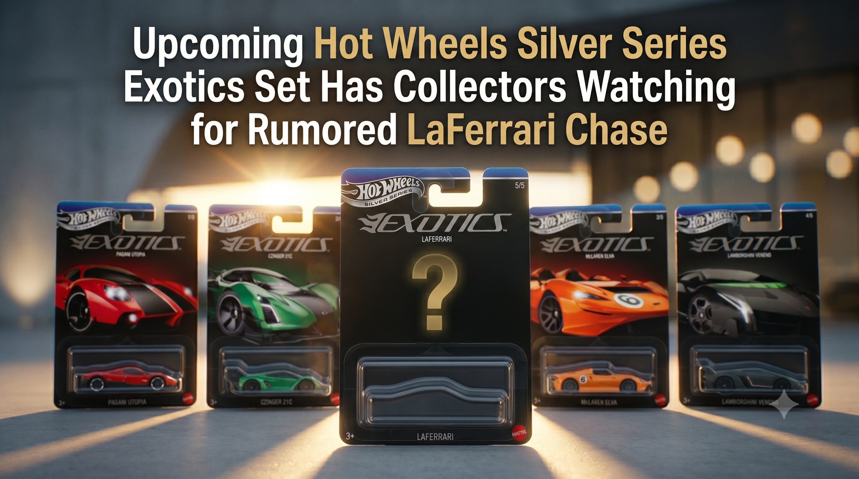 Upcoming Hot Wheels Silver Series Exotics Set Has Collectors Watching for Rumored LaFerrari Chase – Hot Wheels News